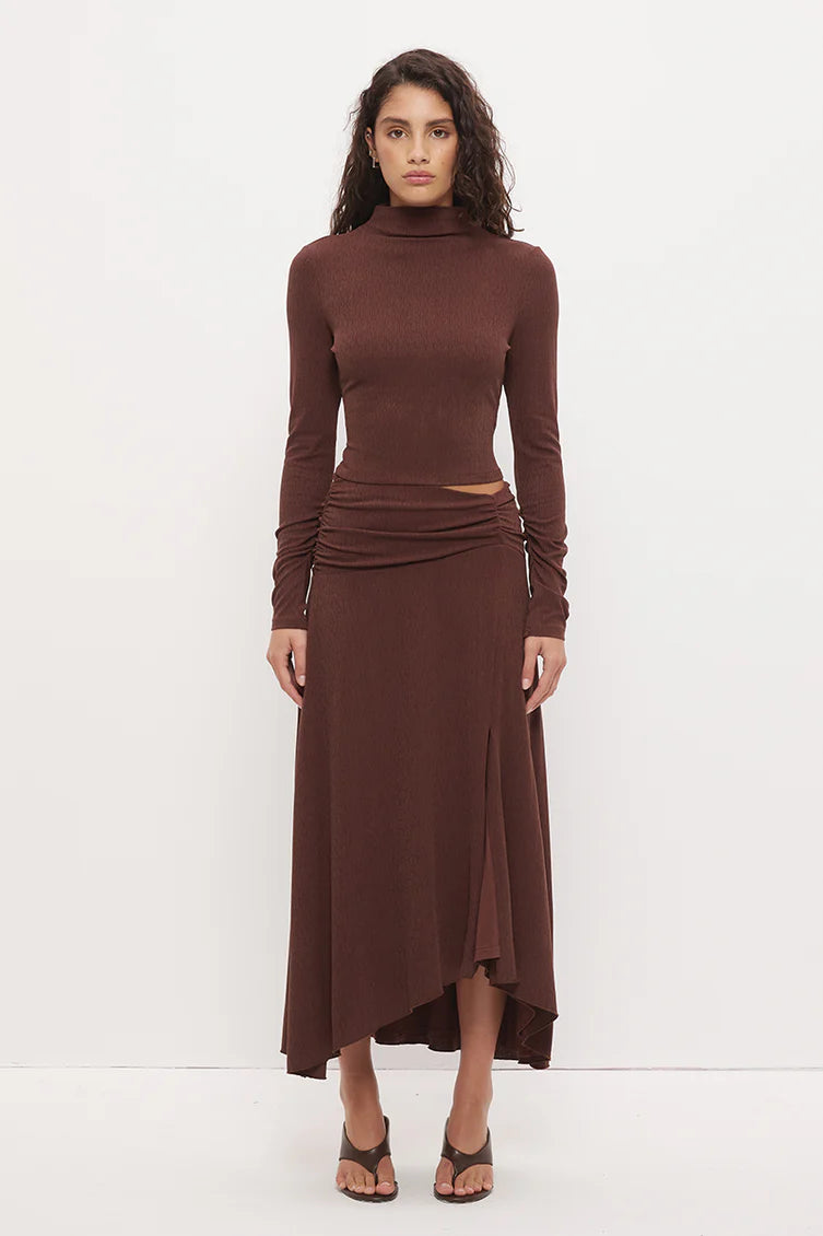FARAH DRAPED SKIRT