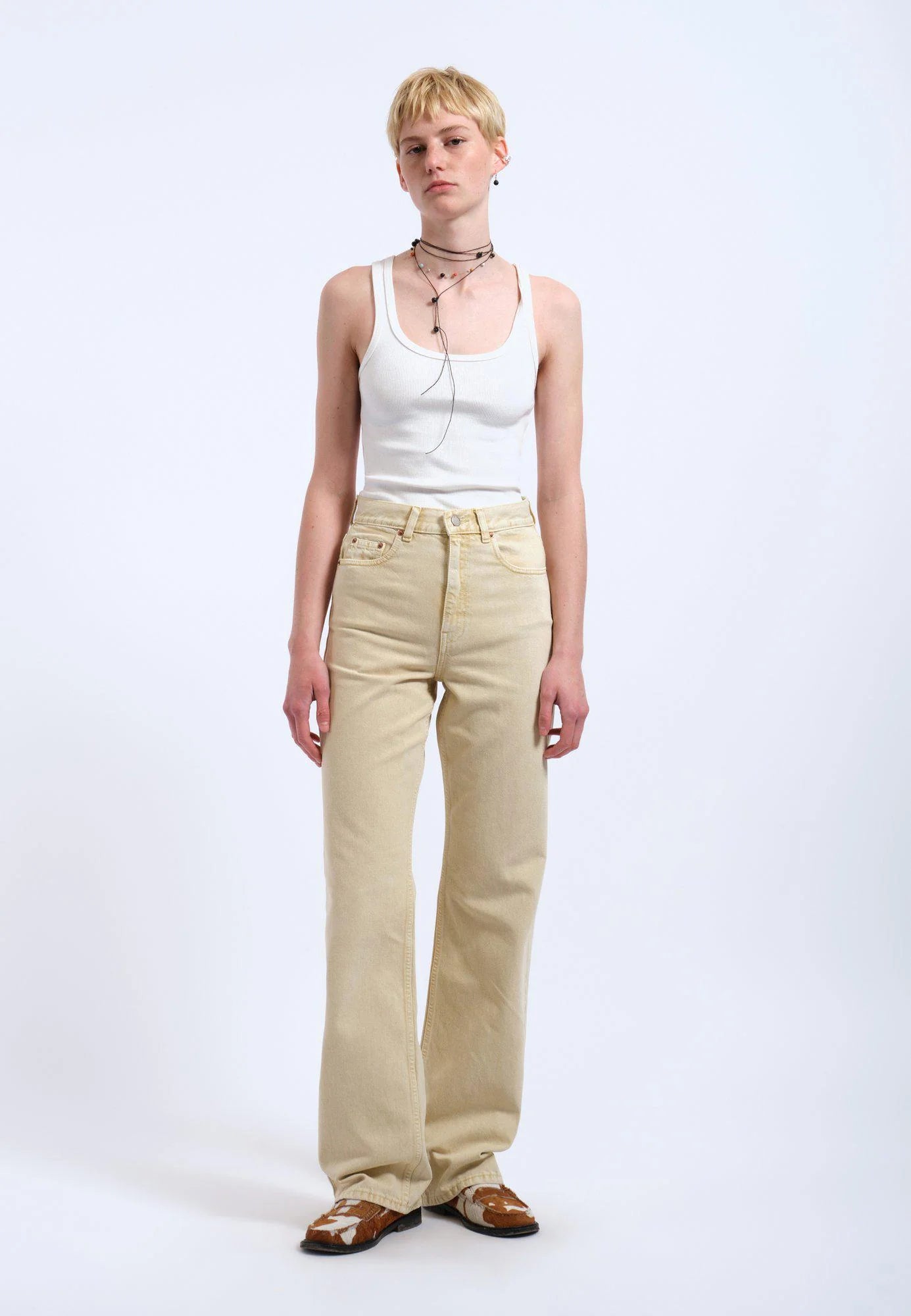 ECHO BUFF YELLOW JEAN