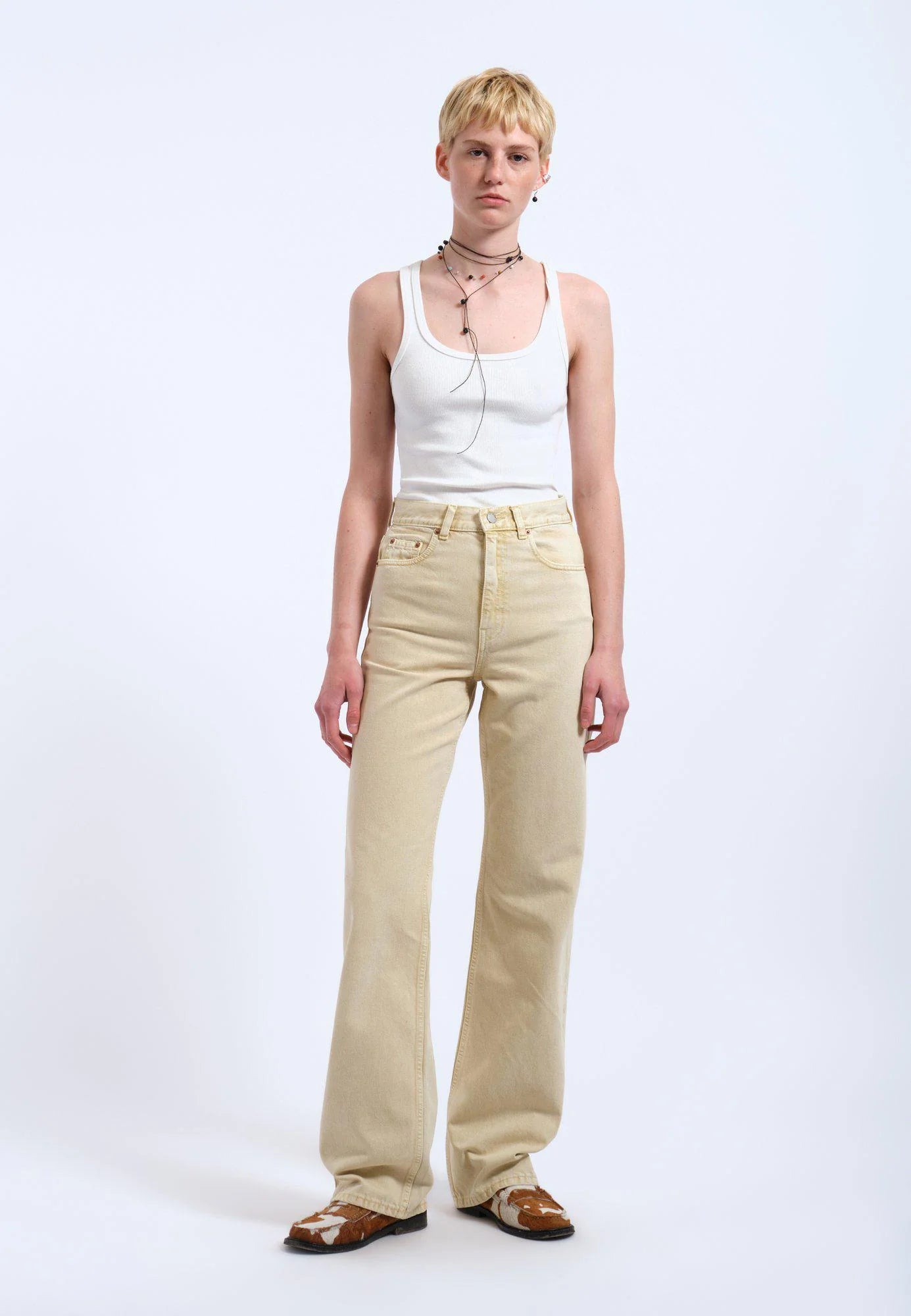 ECHO BUFF YELLOW JEAN