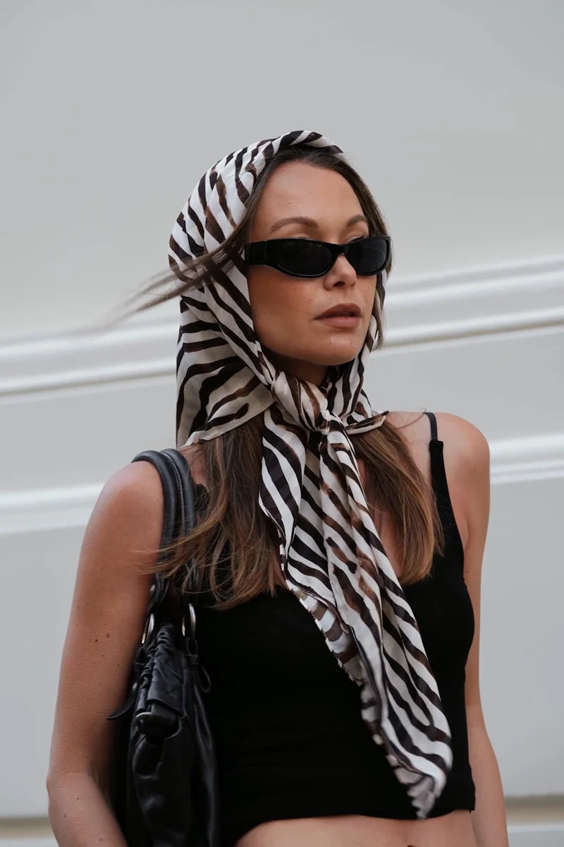 GIGI ZEBRA SCARF