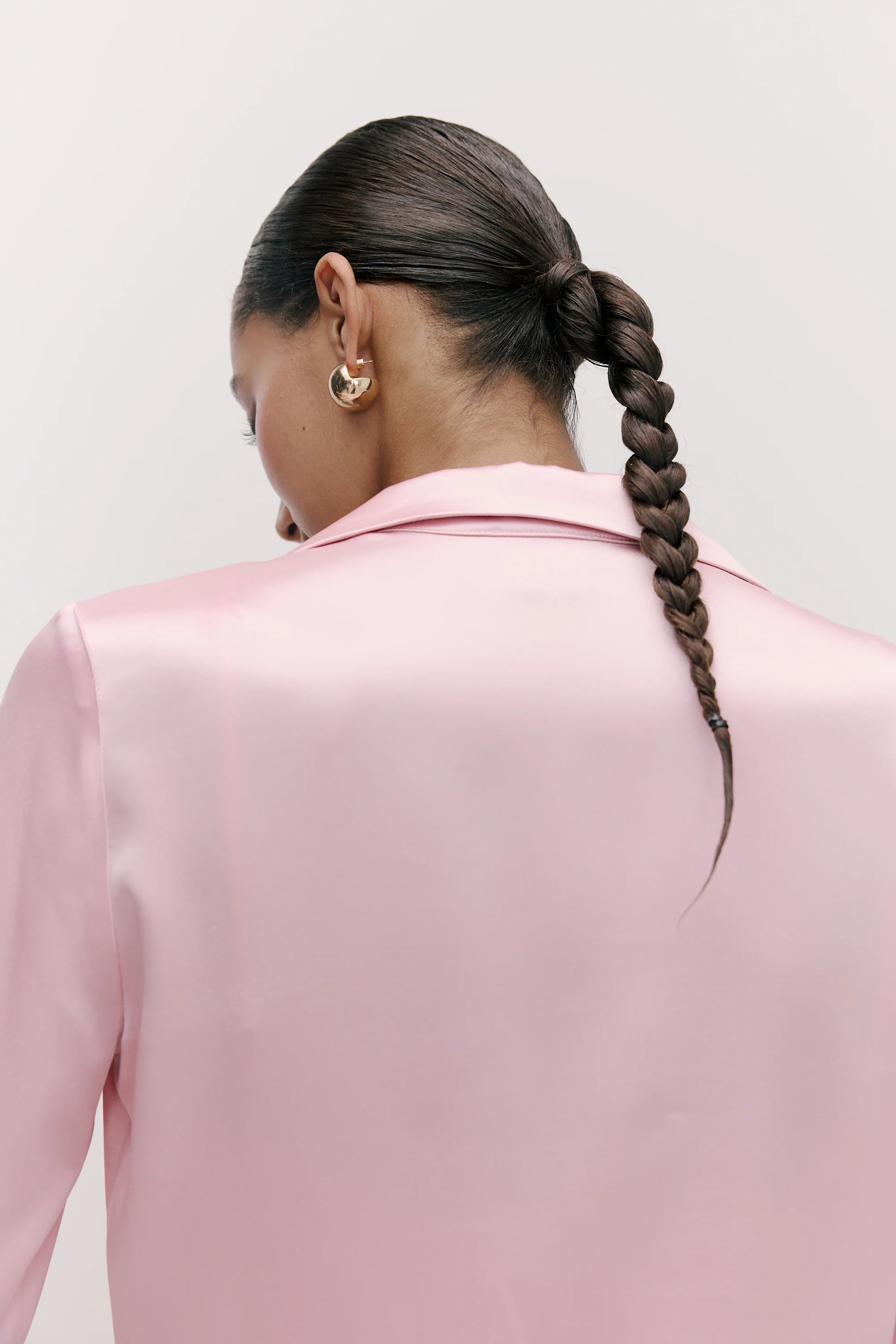 SILKY SHIRT PINK