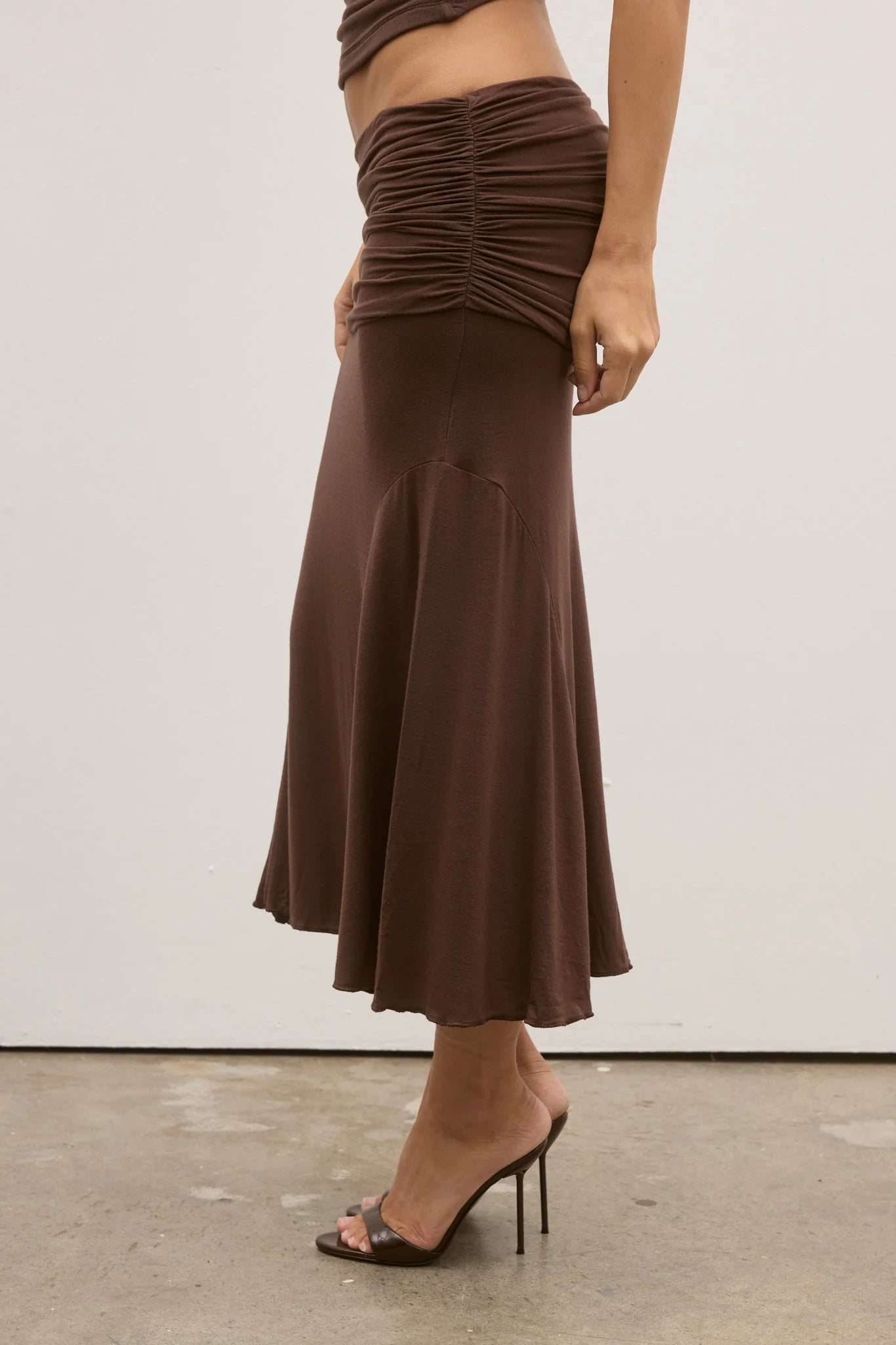 NOEMI SKIRT - CHOC