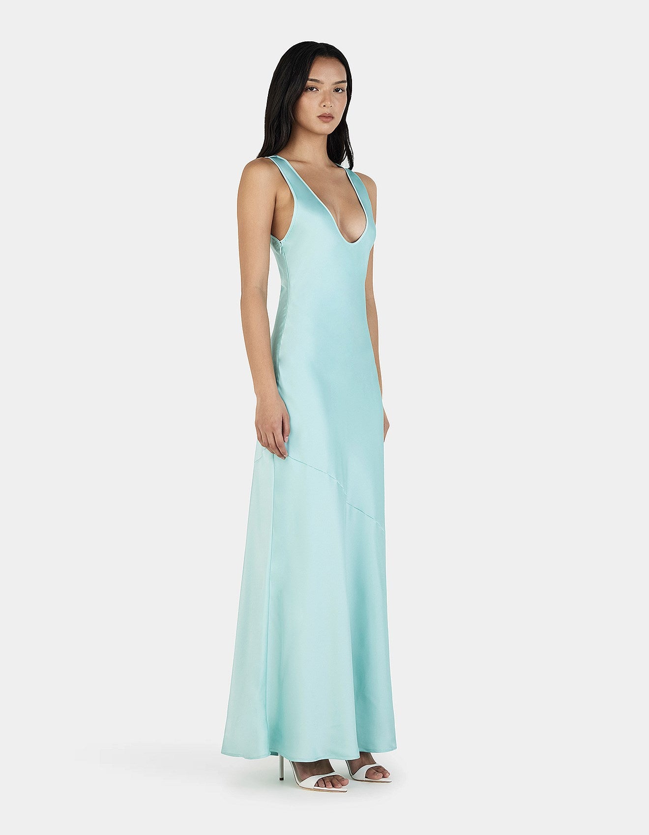 LAUREN MAXI DRESS - AQUA