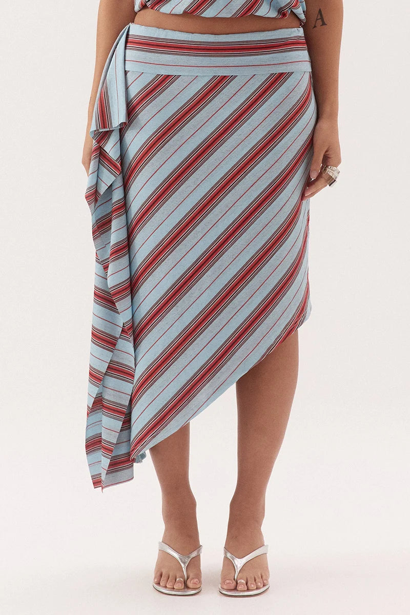 ZUMI STRIPE SKIRT