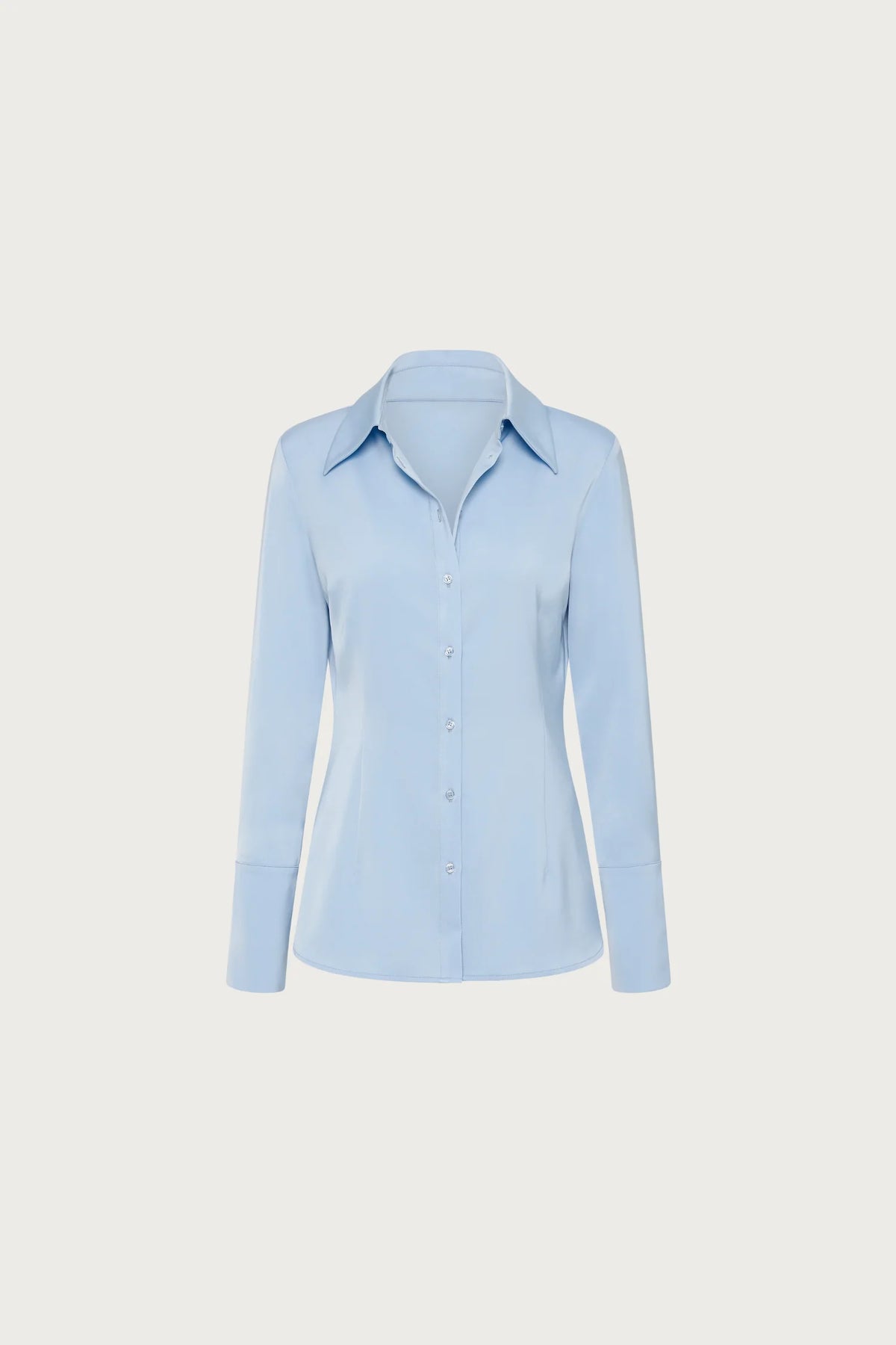 STRUCTURED SHIRT - BLUE