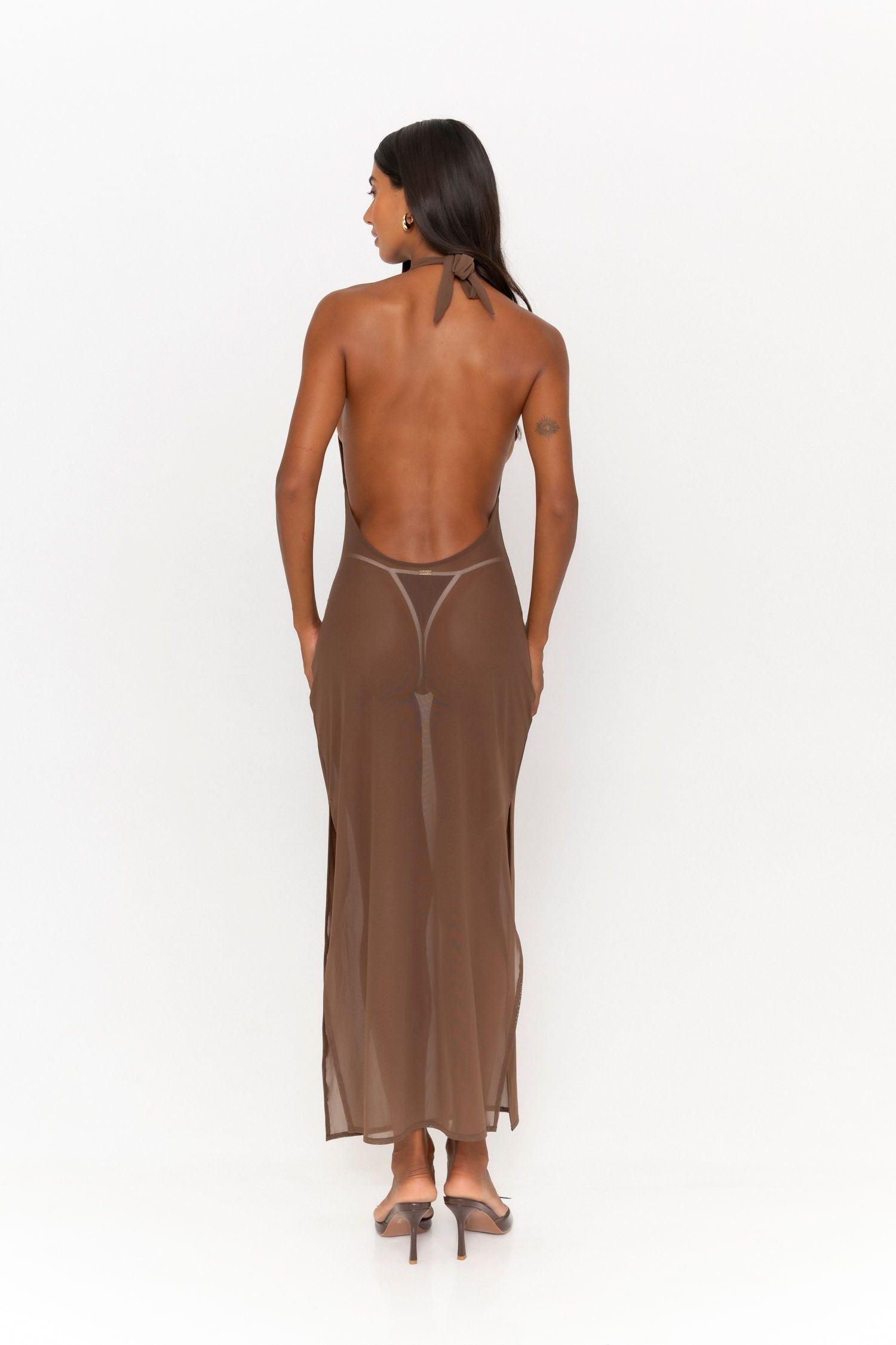 AVA MAXI DRESS ESPRESSO