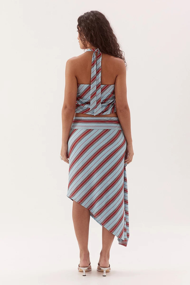 ZUMI STRIPE SKIRT