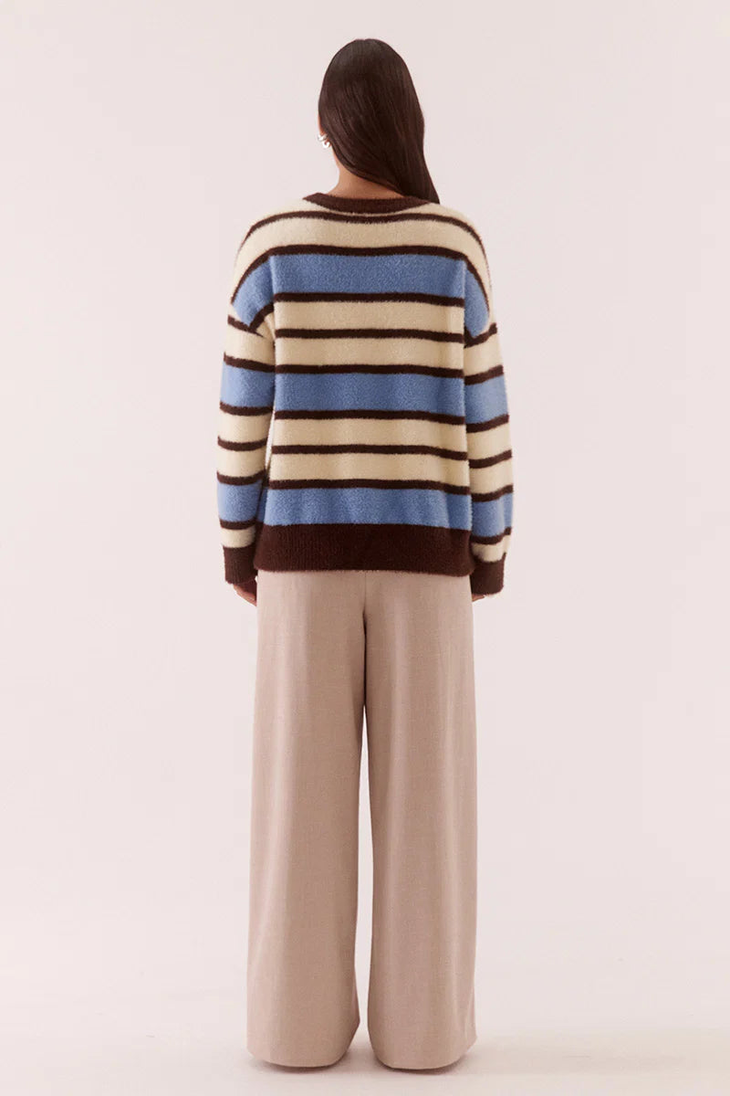 HOLLAND STRIPE CREW KNIT