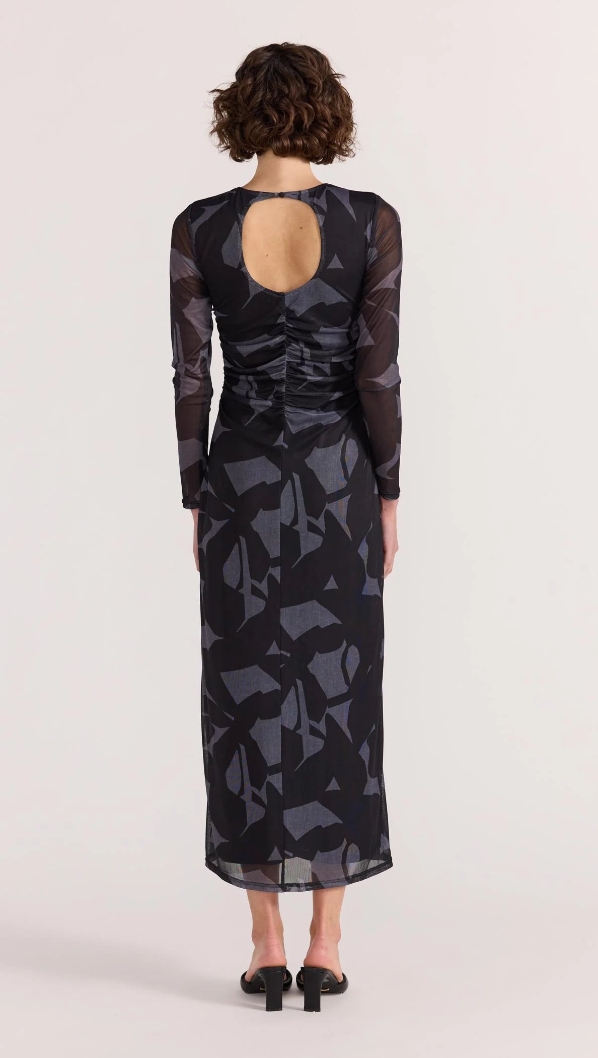 AURA MESH MIDI DRESS