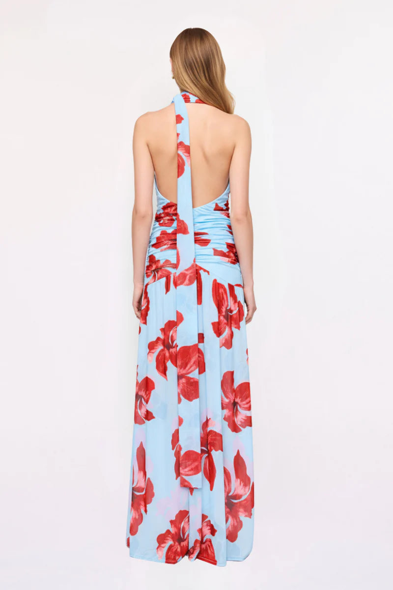 CHLOE HALTER MAXI DRESS