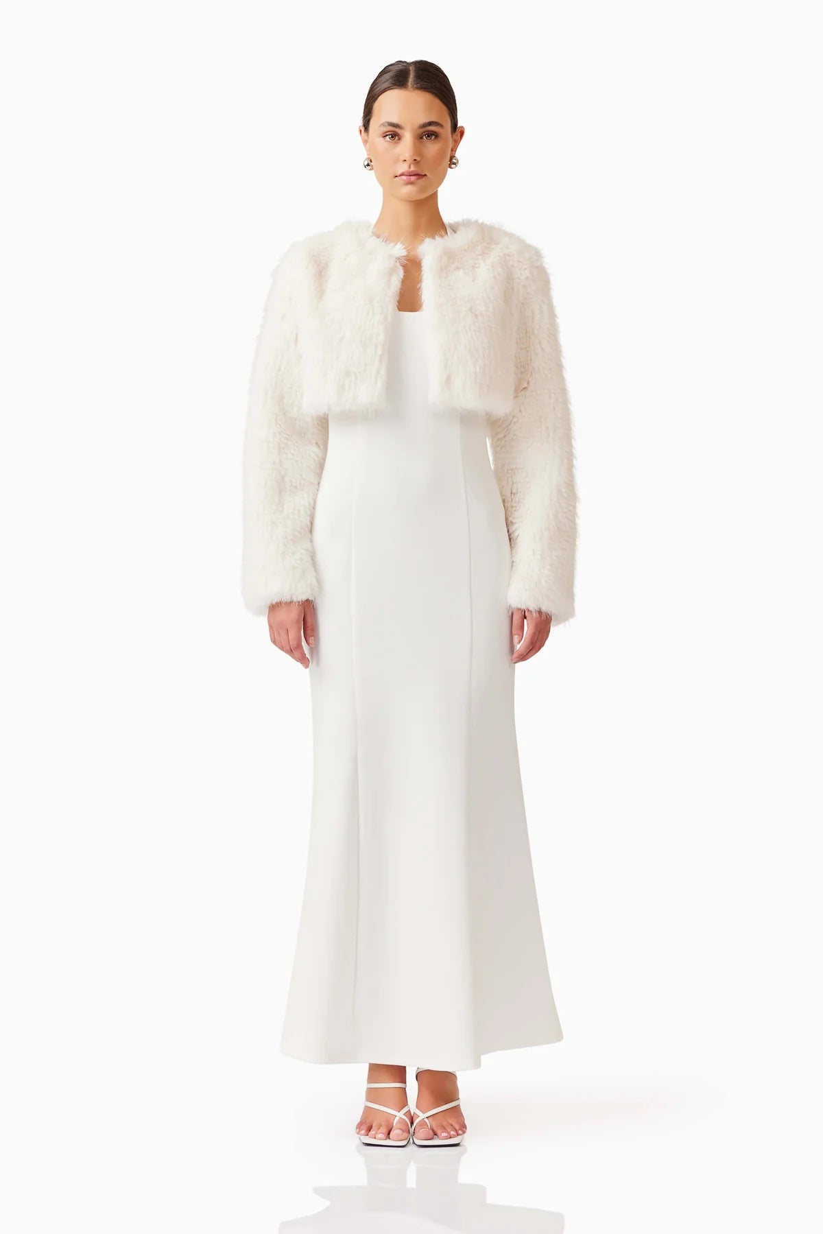 DESIREE CROPPED JACKET IVORY