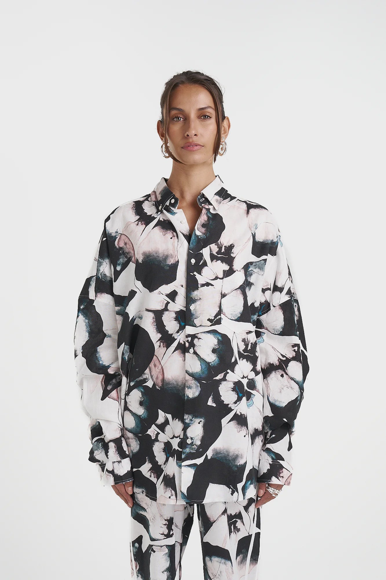 LS OVERSIZED SHIRT - EVERLAST