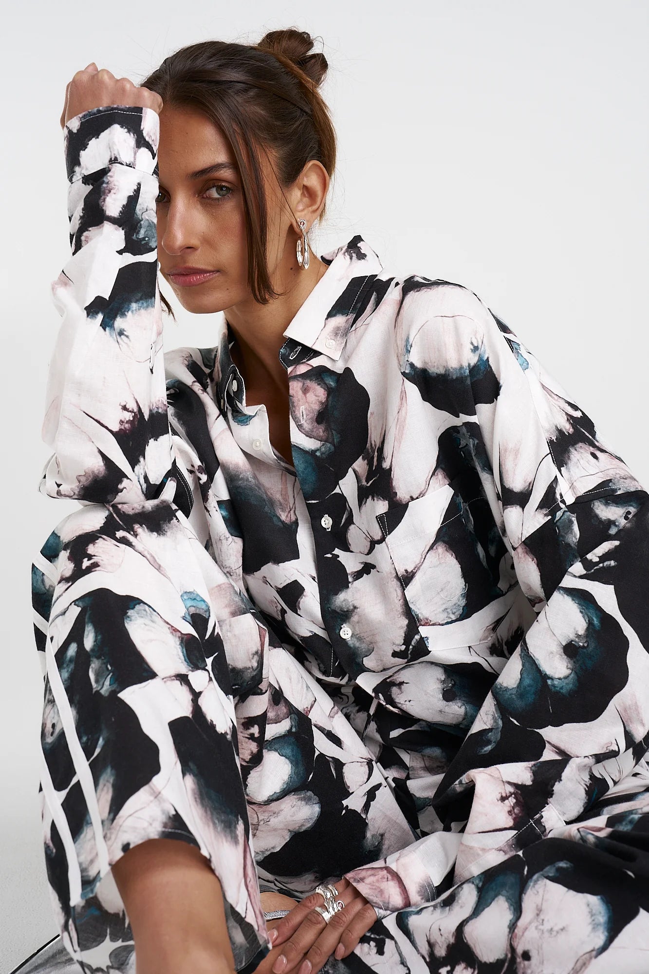 LS OVERSIZED SHIRT - EVERLAST