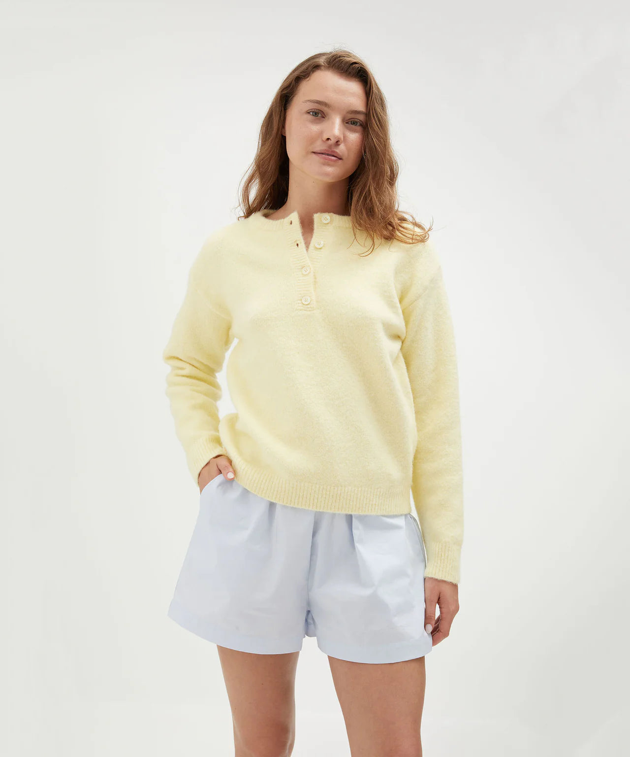 BUTTONED KNIT LEMON