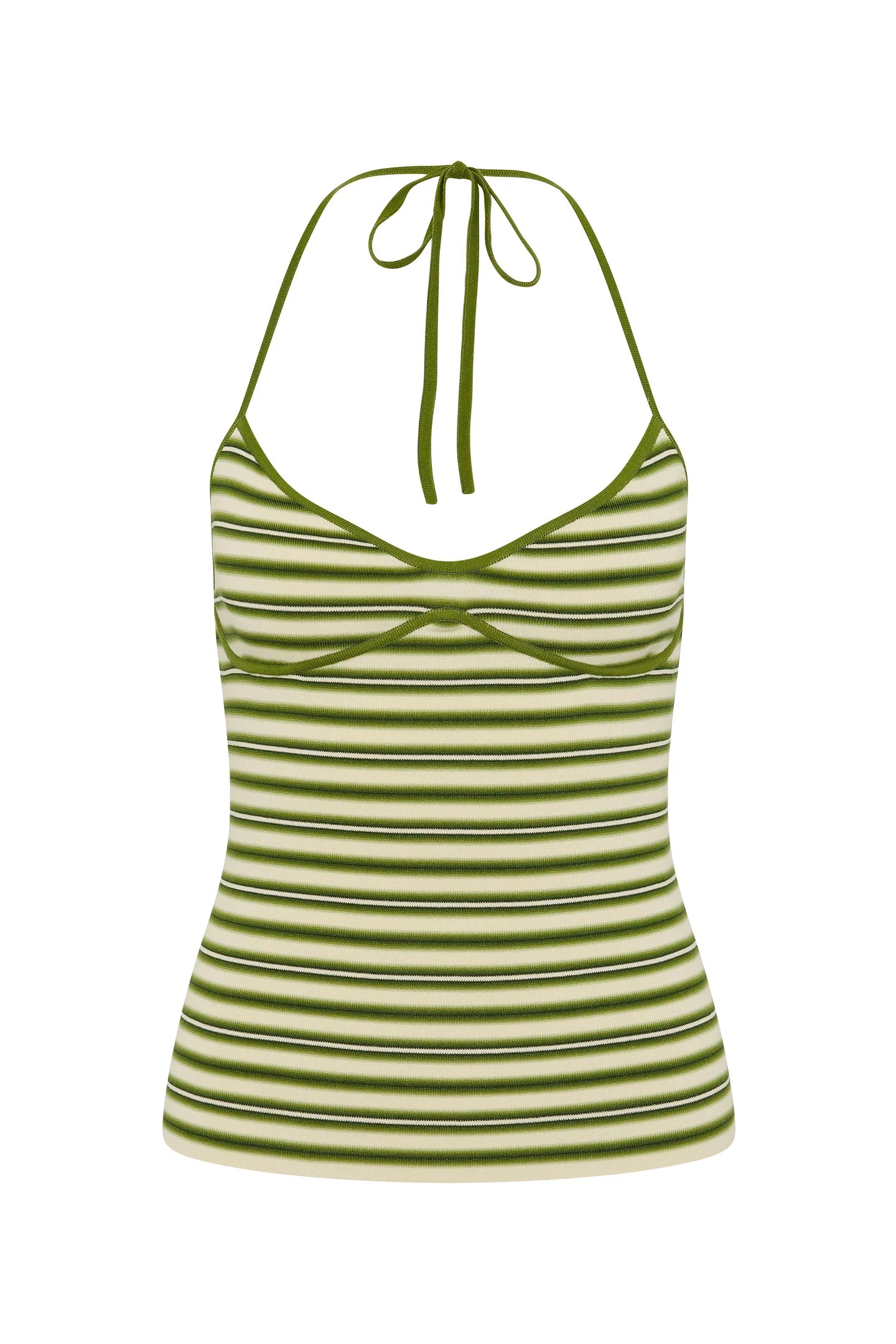 CITARA HALTER TOP - OMBRE STRIPE