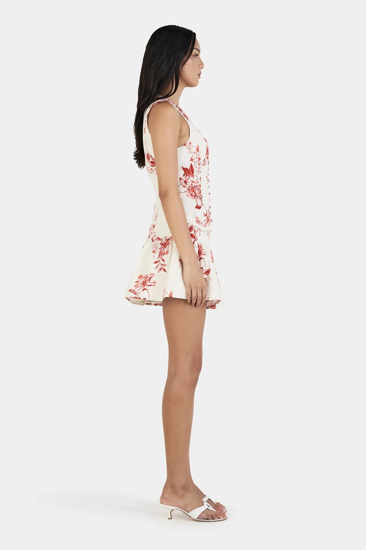 KEELY MINI SKIRT - HOLIDAY FLORAL