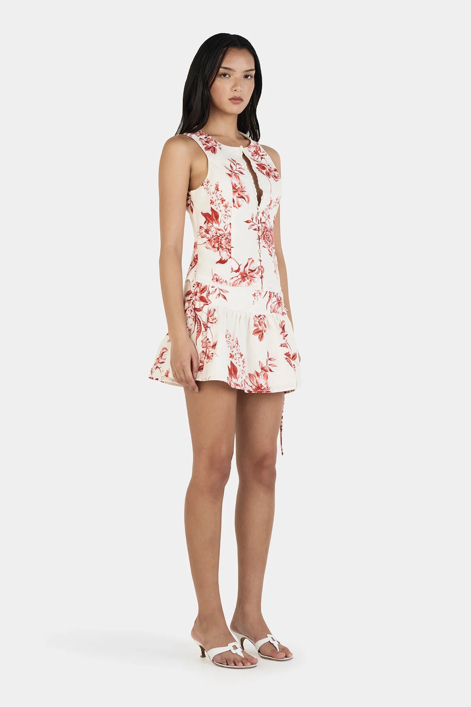 KEELY MINI SKIRT - HOLIDAY FLORAL