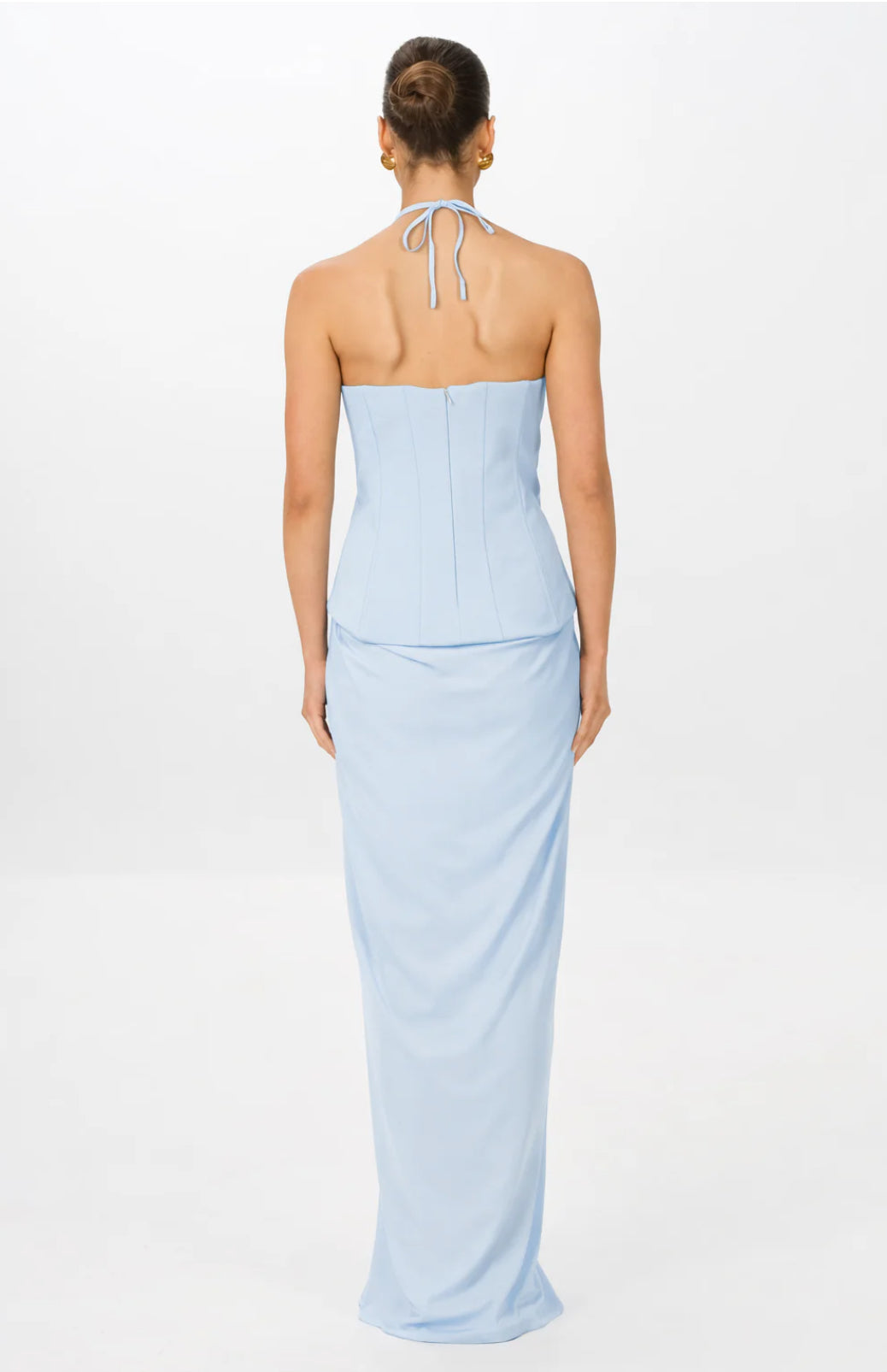 LANDON DRESS - POWDER BLUE
