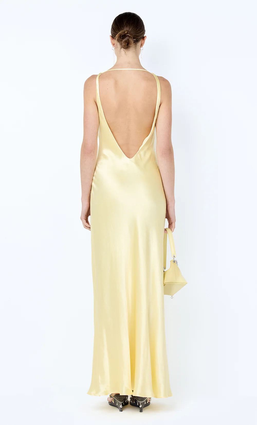 FLORENCE V NECK MAXI DRESS CITRON
