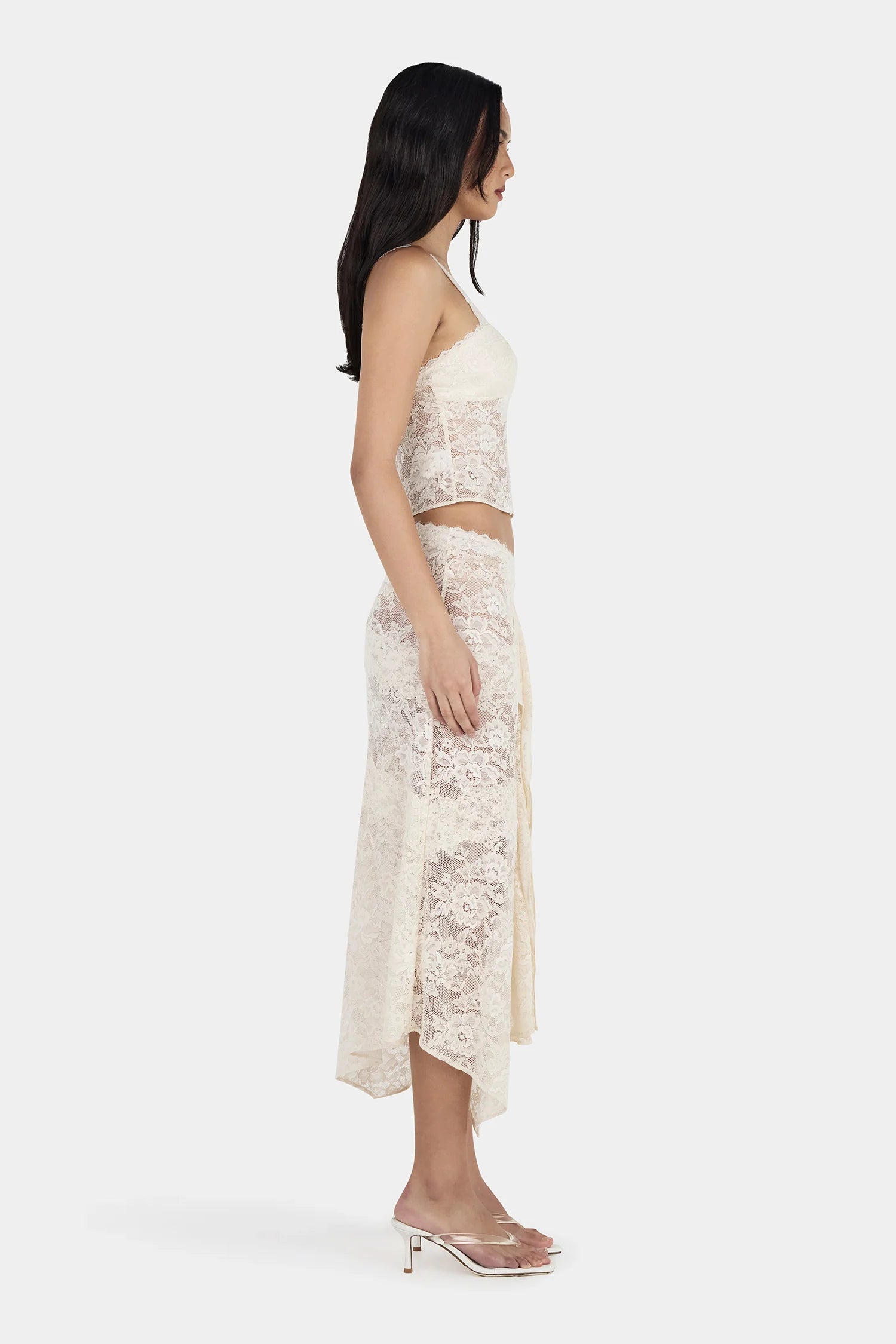 GIGI WRAP SKIRT - IVORY