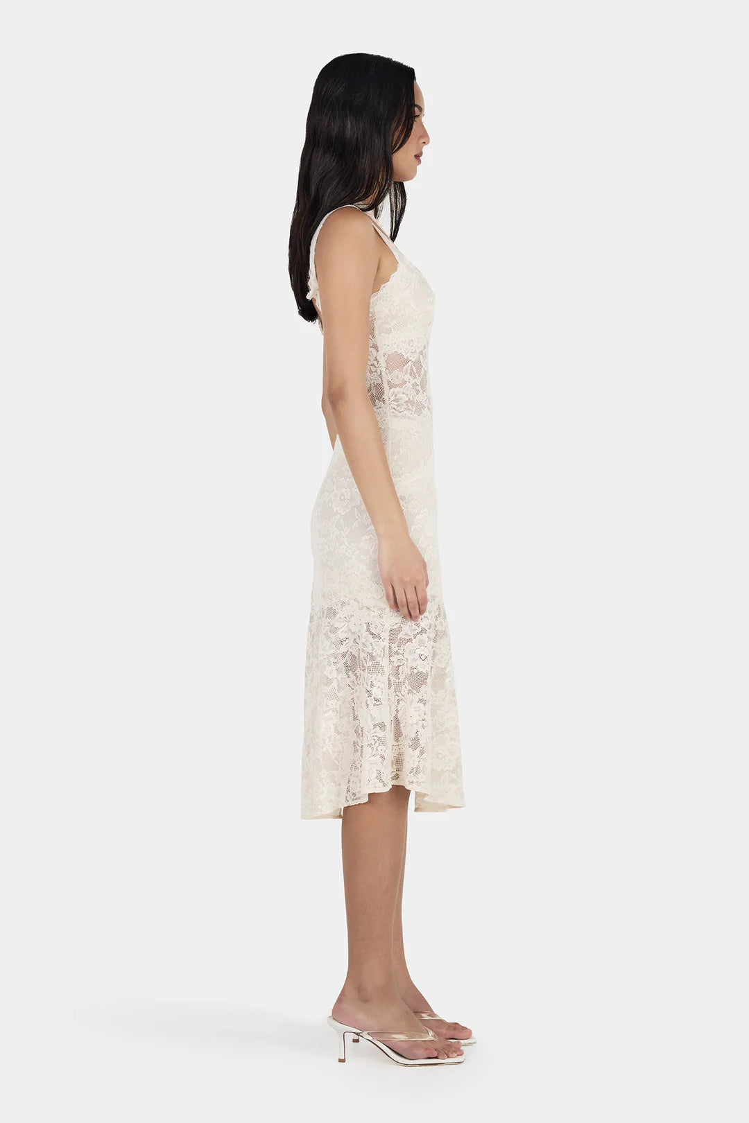 DELLA DRESS - IVORY