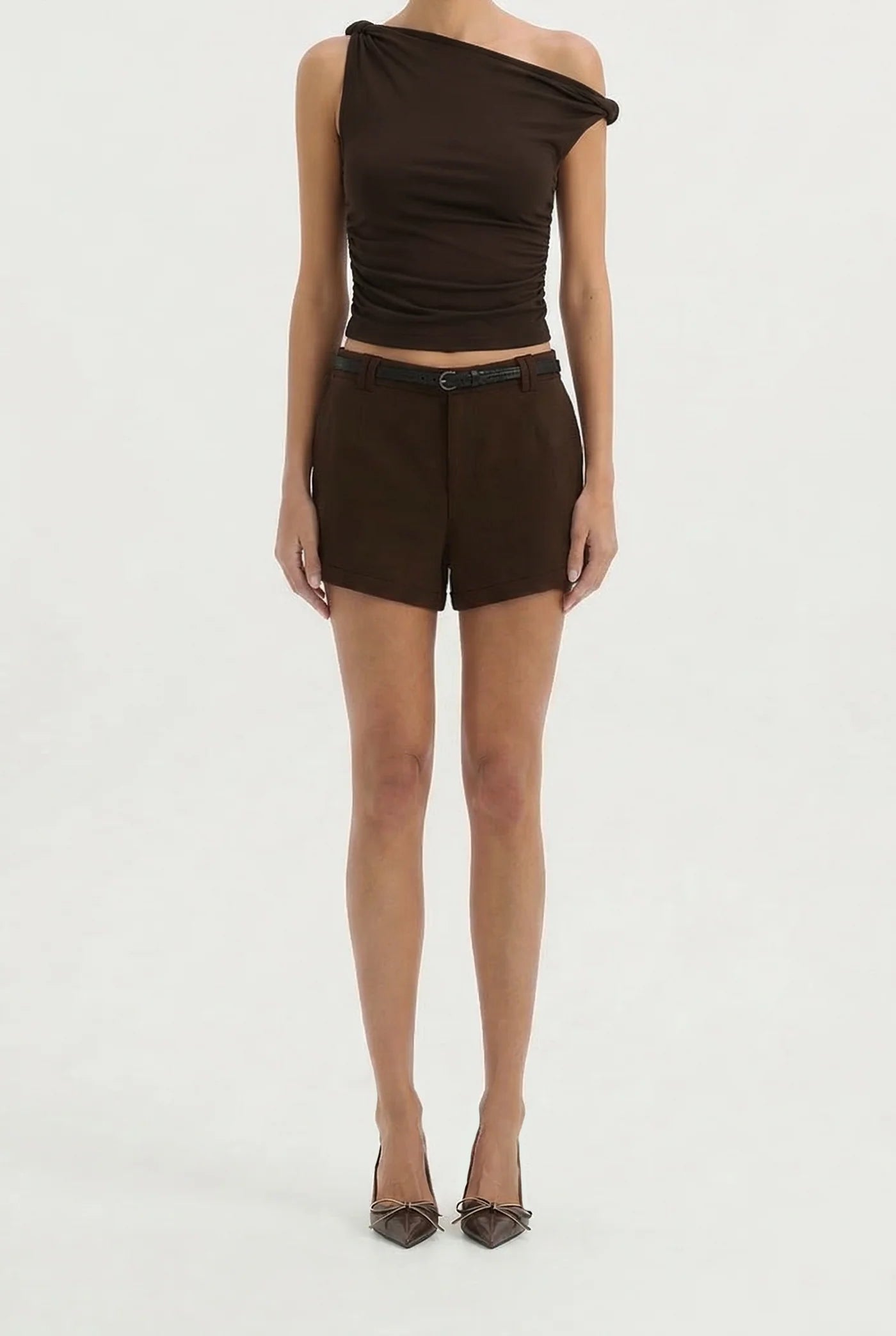 MINI SUIT SHORT - CHOCOLATE