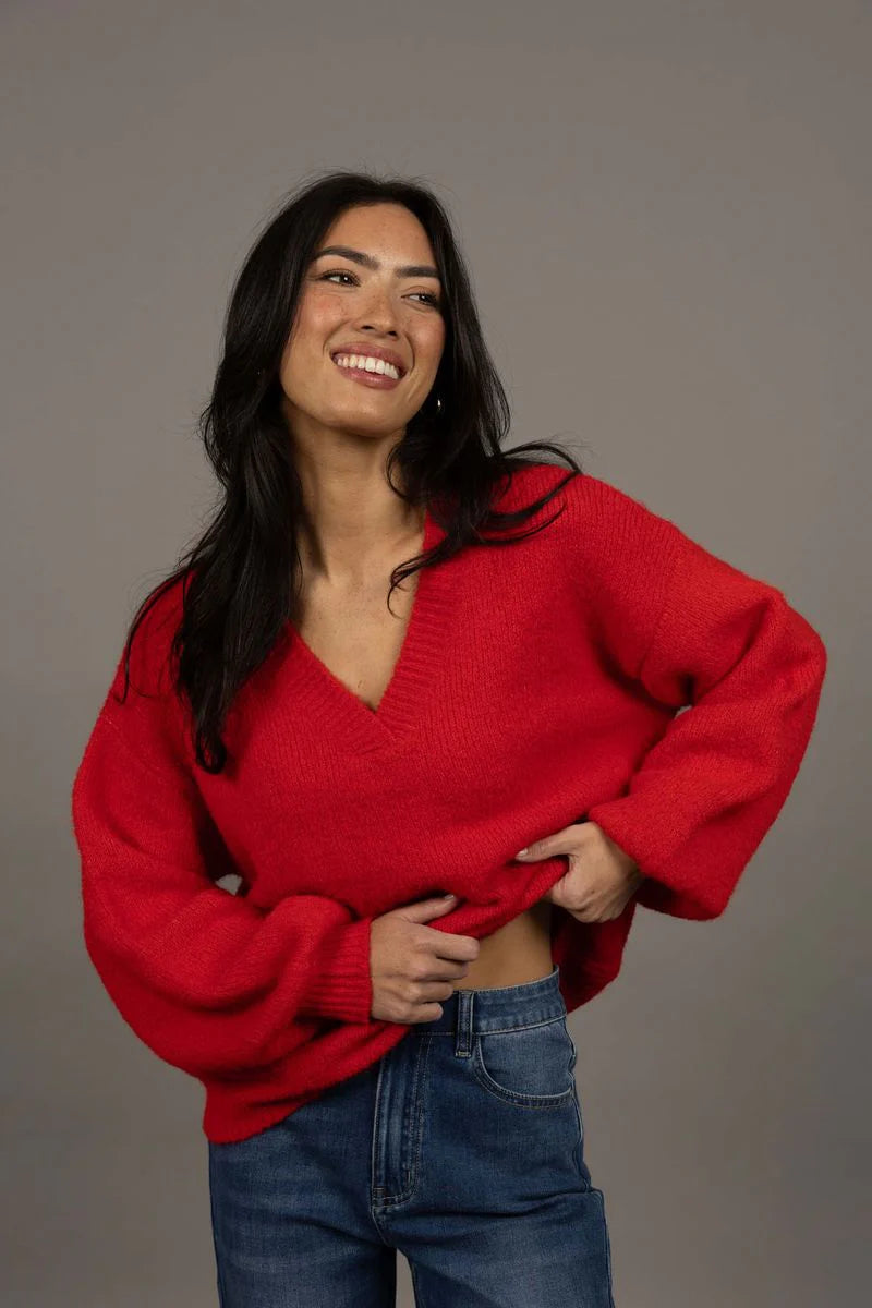 NOUVEAU V NECK JUMPER