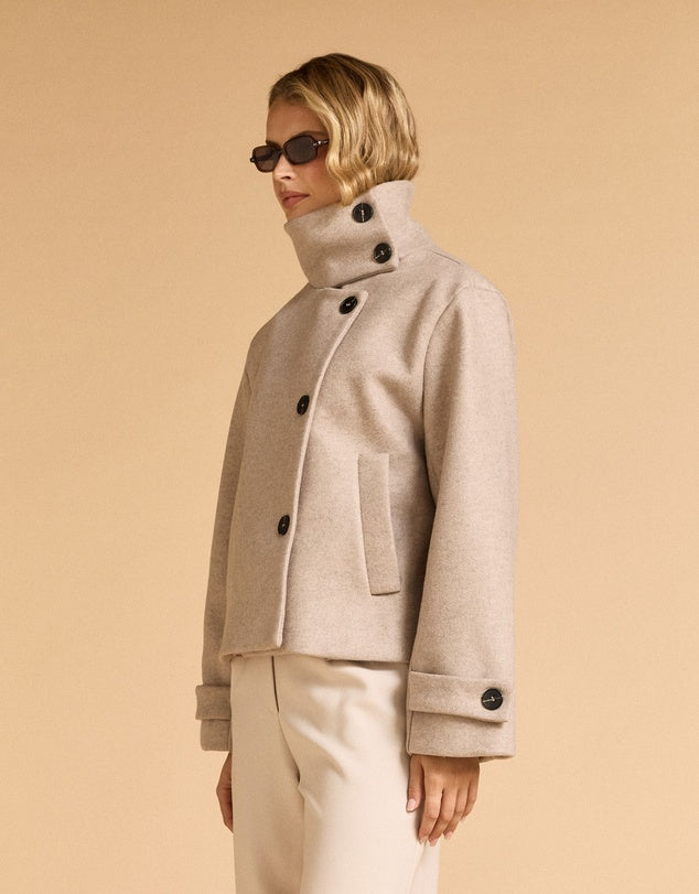FUNNEL NECK JACKET