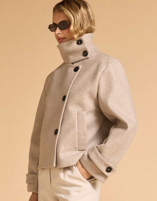 FUNNEL NECK JACKET