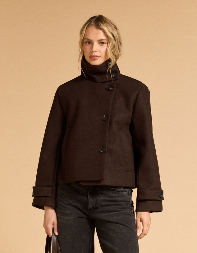 FUNNEL NECK JACKET