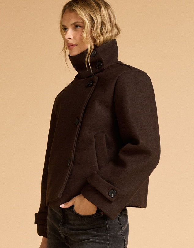 FUNNEL NECK JACKET
