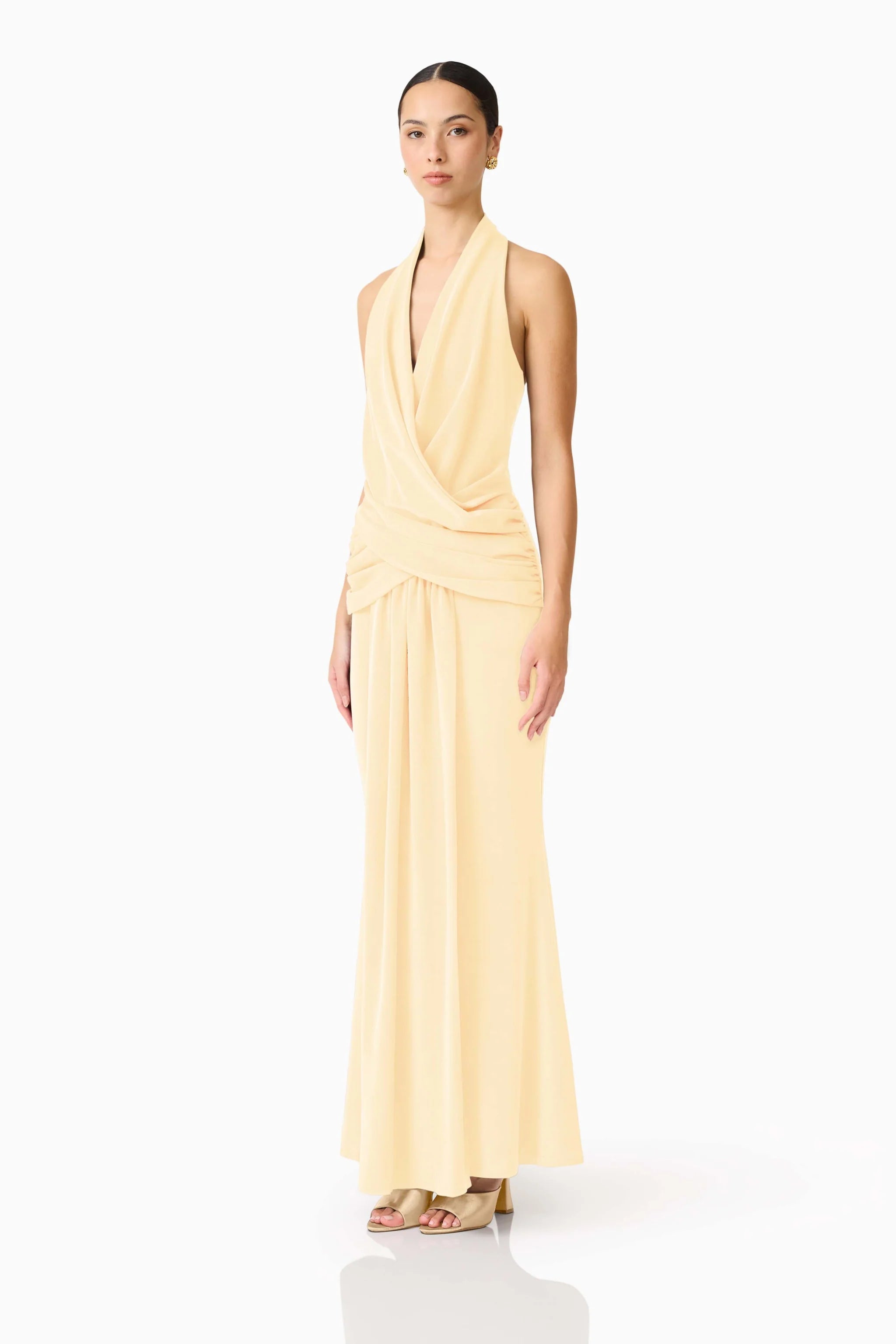 SIMONE COWL NECK GOWN