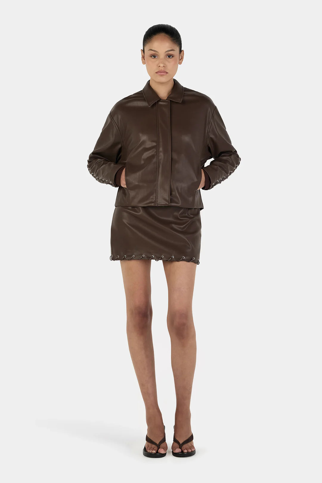GISELLE LACE UP JACKET