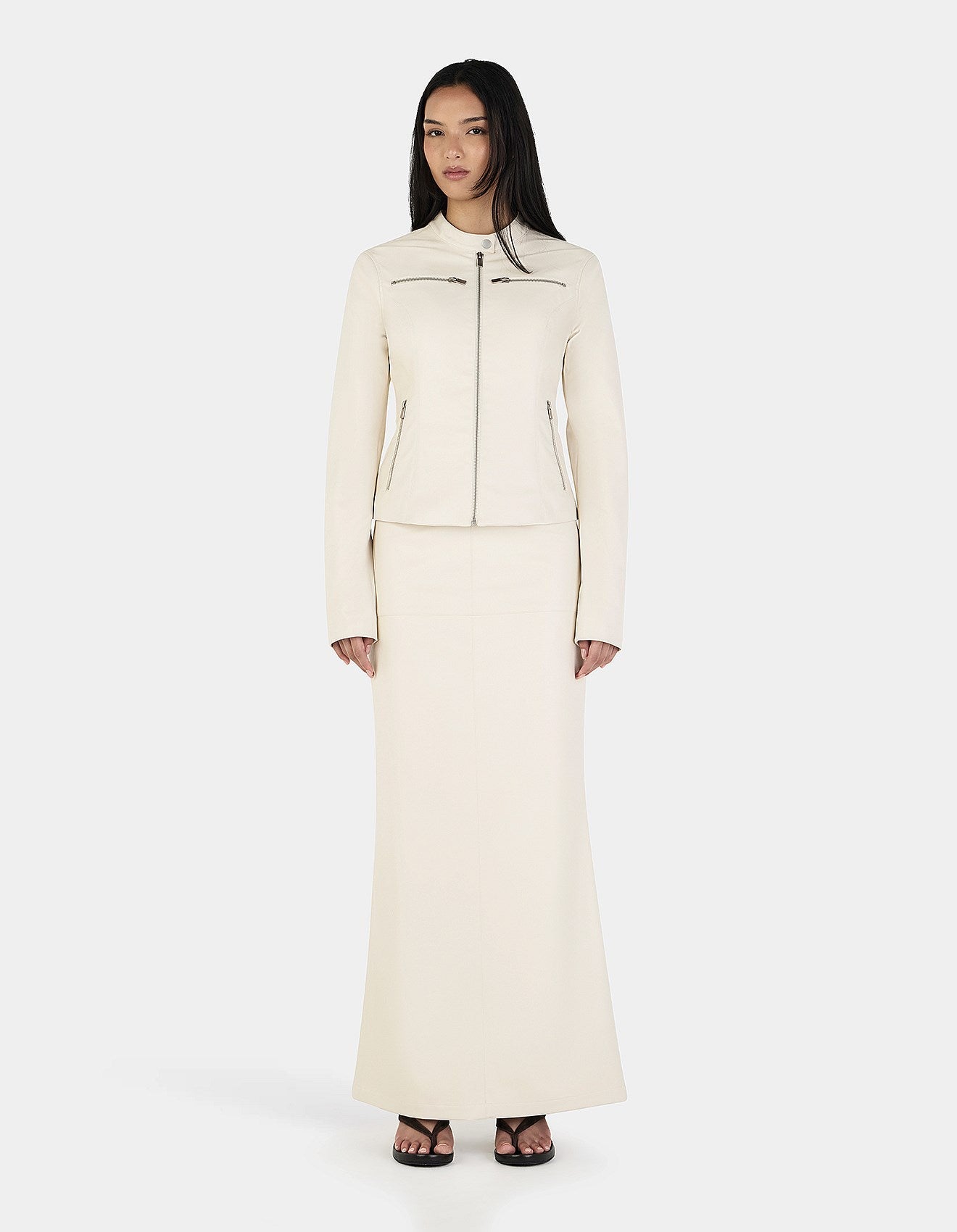 SAMIRA MAXI SKIRT - CREAM