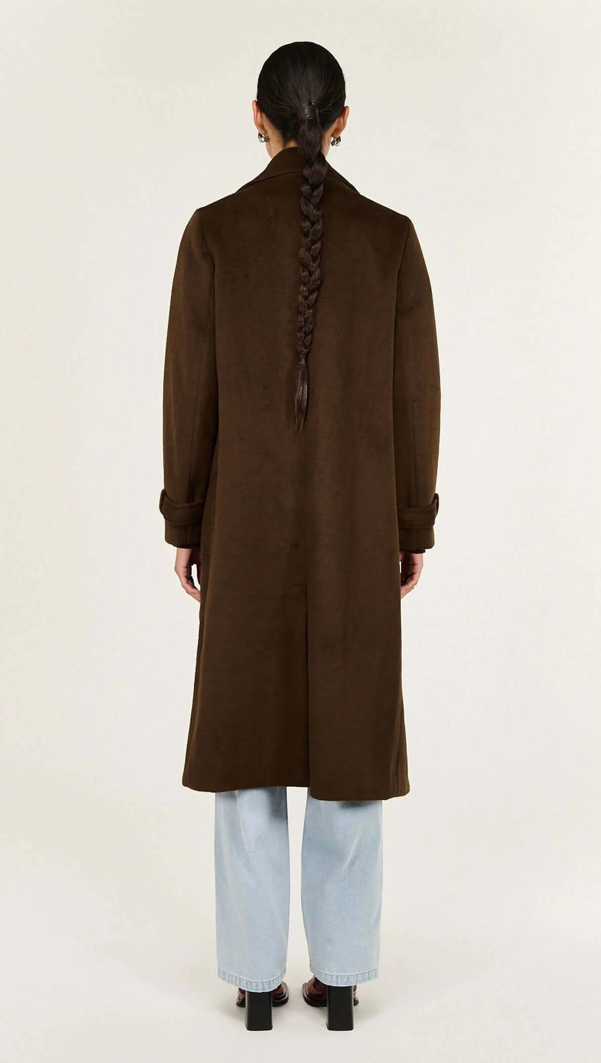 IRENA COAT - CHOCOLATE