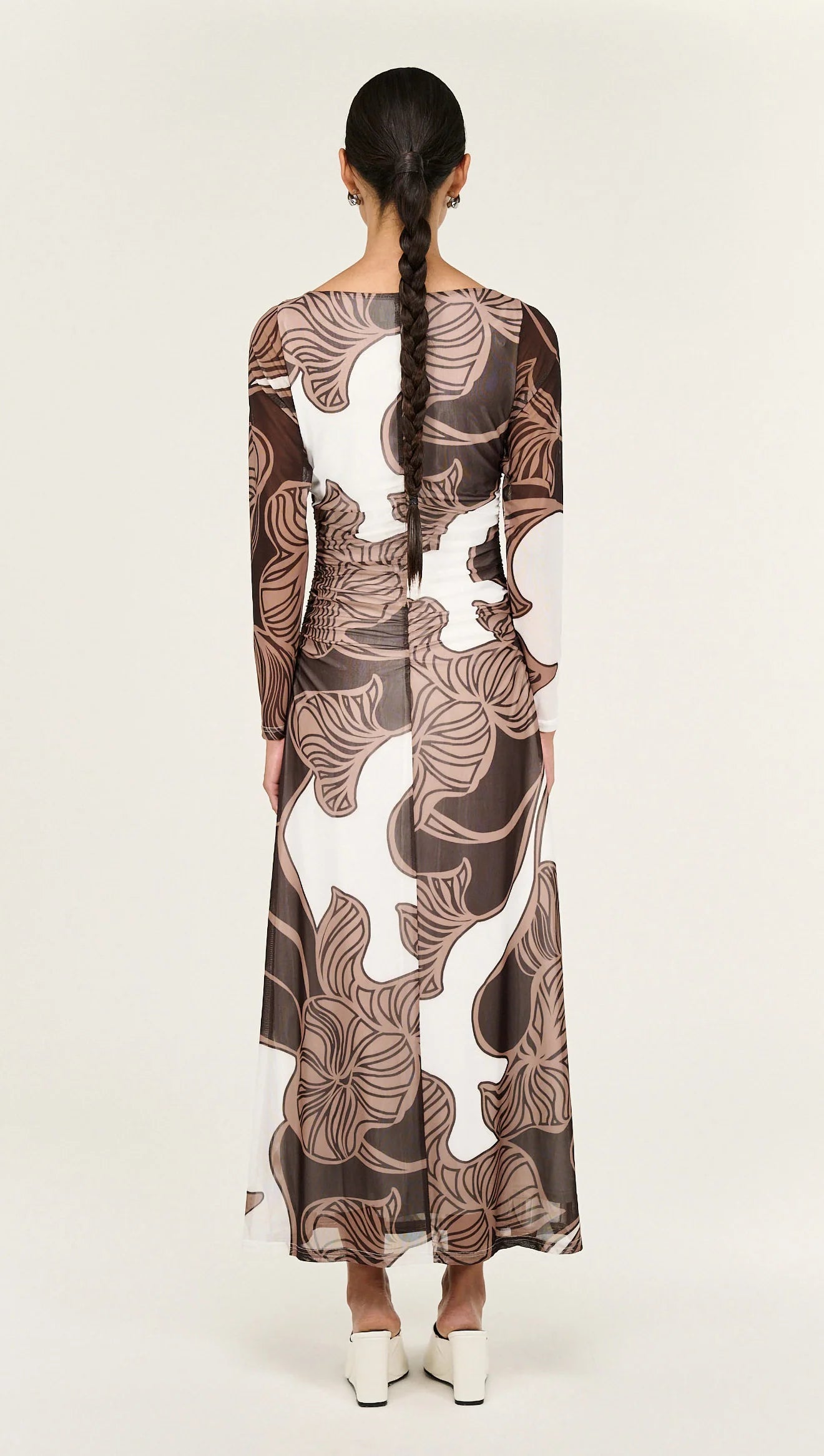 ULLA MESH MIDI DRESS