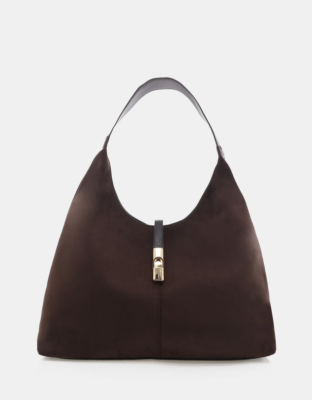 LAMARR SUEDE SHOULDER BAG
