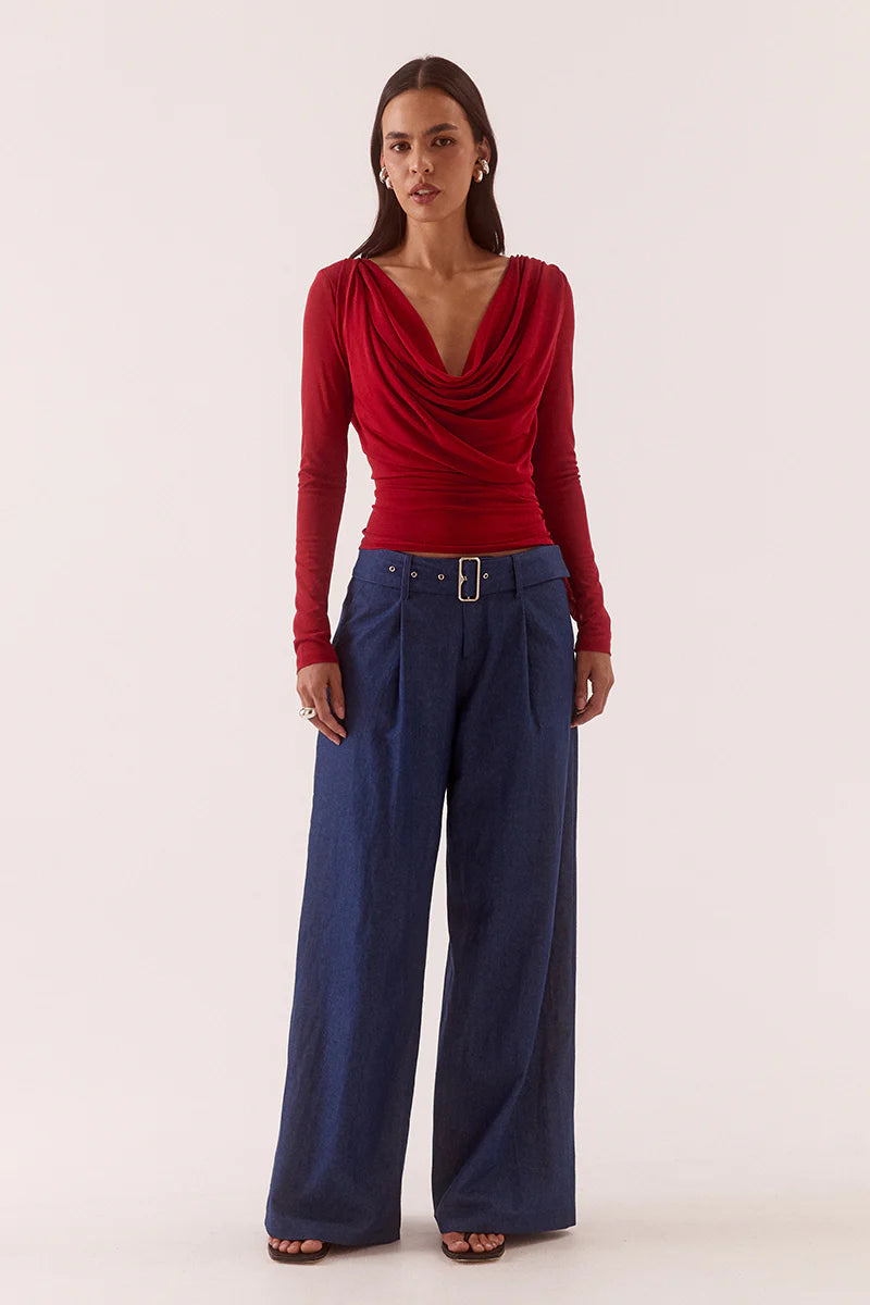 MYRIAD DRAPE TOP