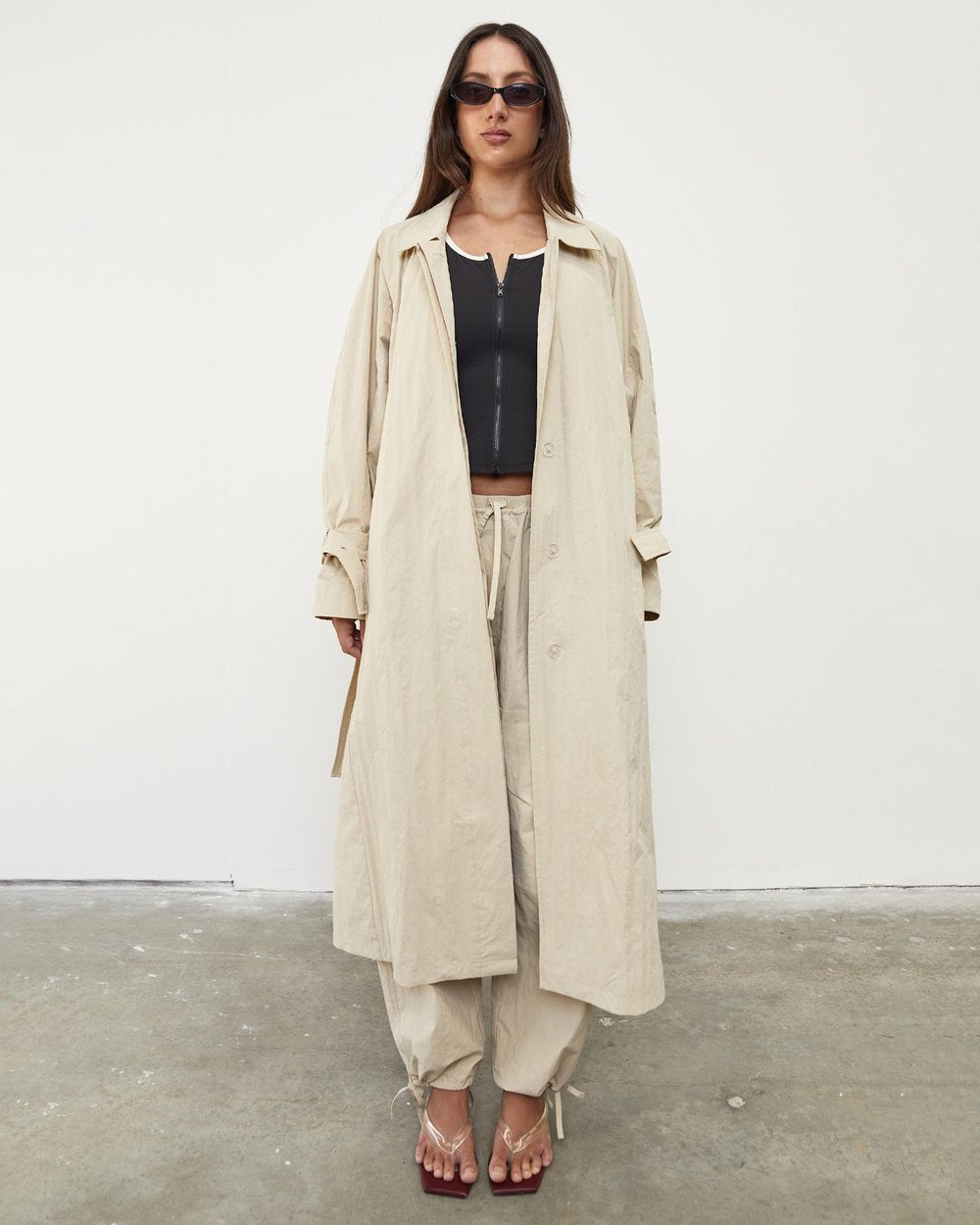SPORT TRENCH - BONE