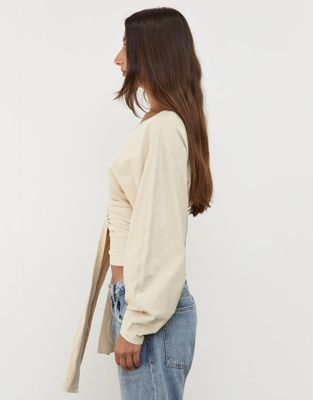 WAIST WRAP LS TOP