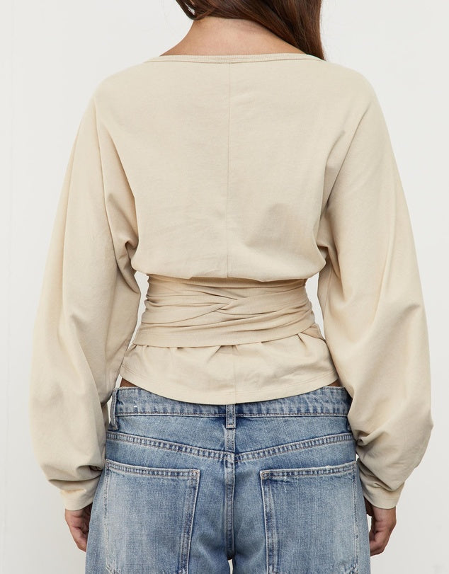 WAIST WRAP LS TOP