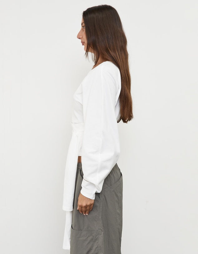 WAIST WRAP LS TOP
