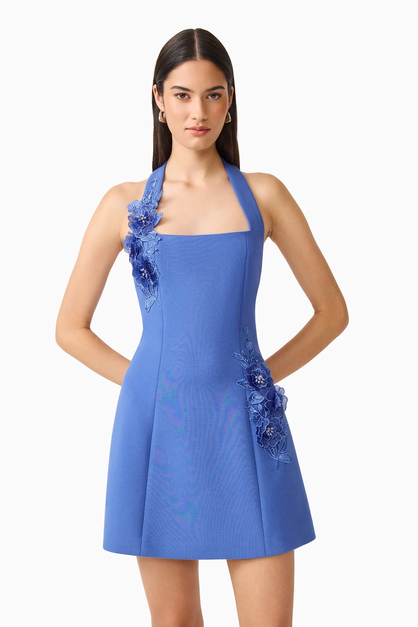 TALITHA HALTER MINI DRESS