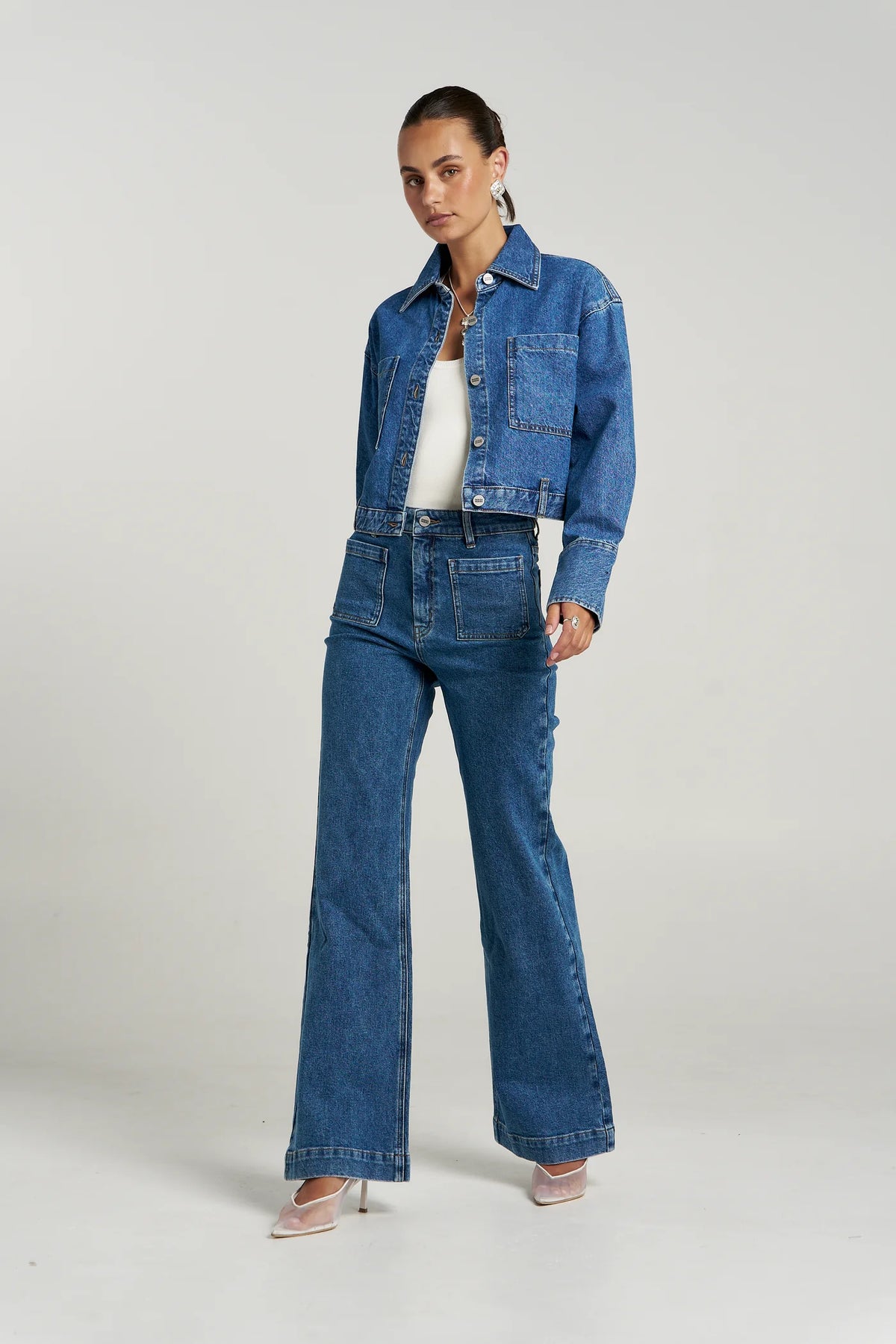 SOHO CROPPED DENIM JACKET