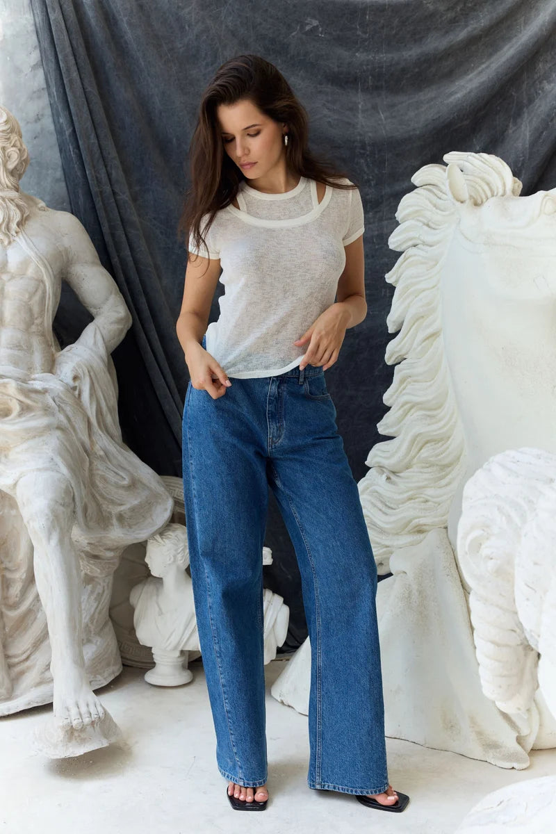 BEAM JEAN - BLEU