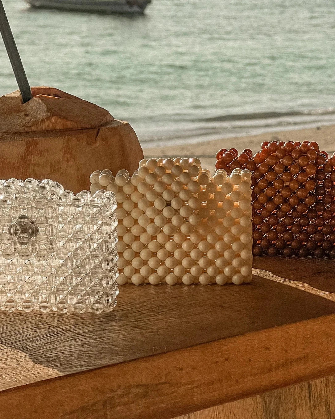 THE BEADED CARD HOLDER