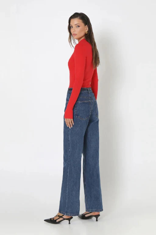 CASSIDY TOP RED