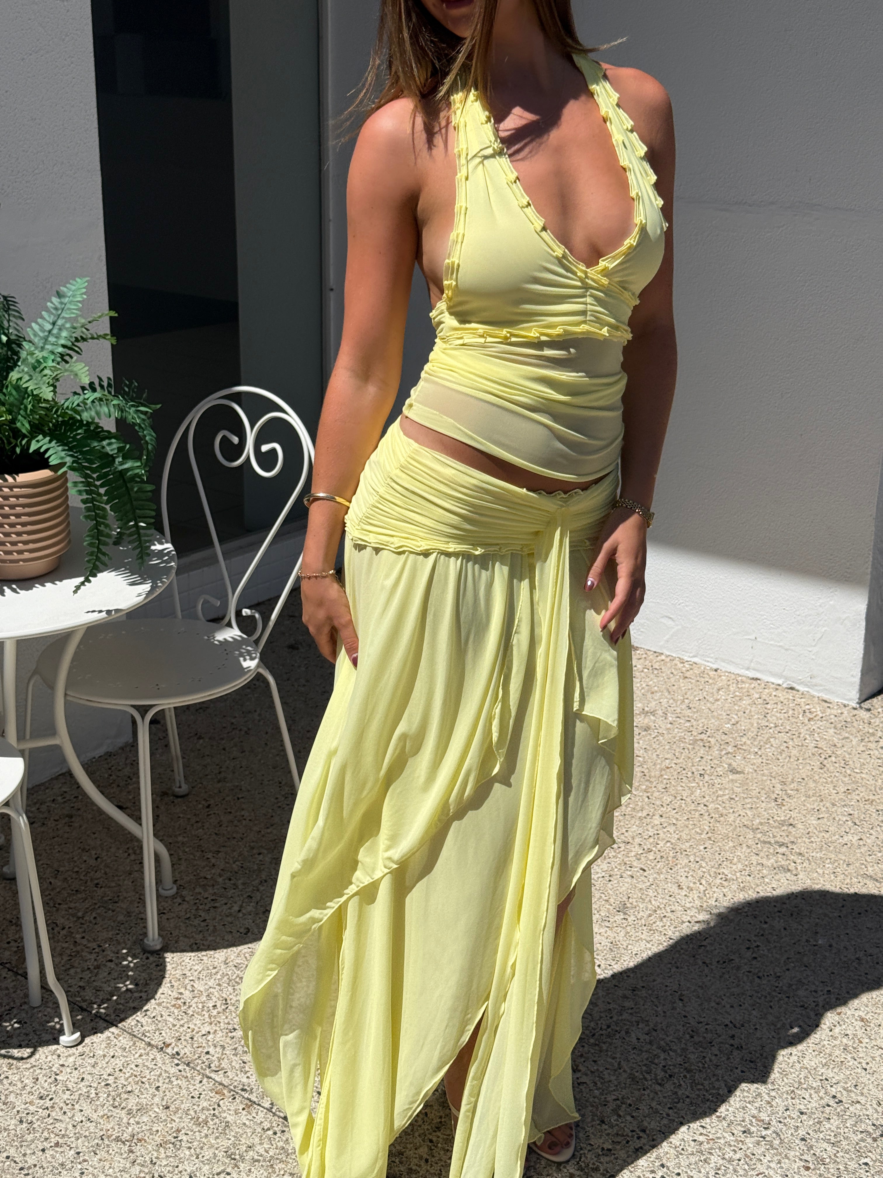 BIANCA SKIRT - YELLOW