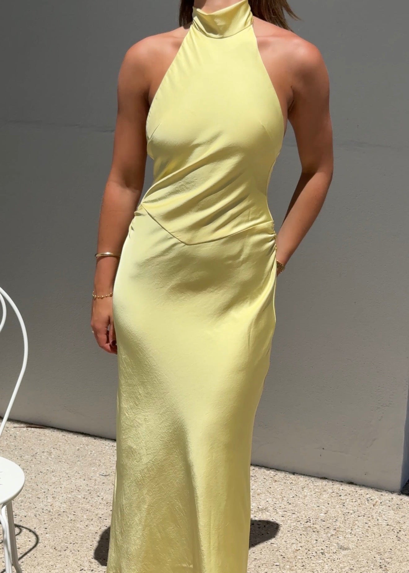 LISETTE HALTER MAXI DRESS