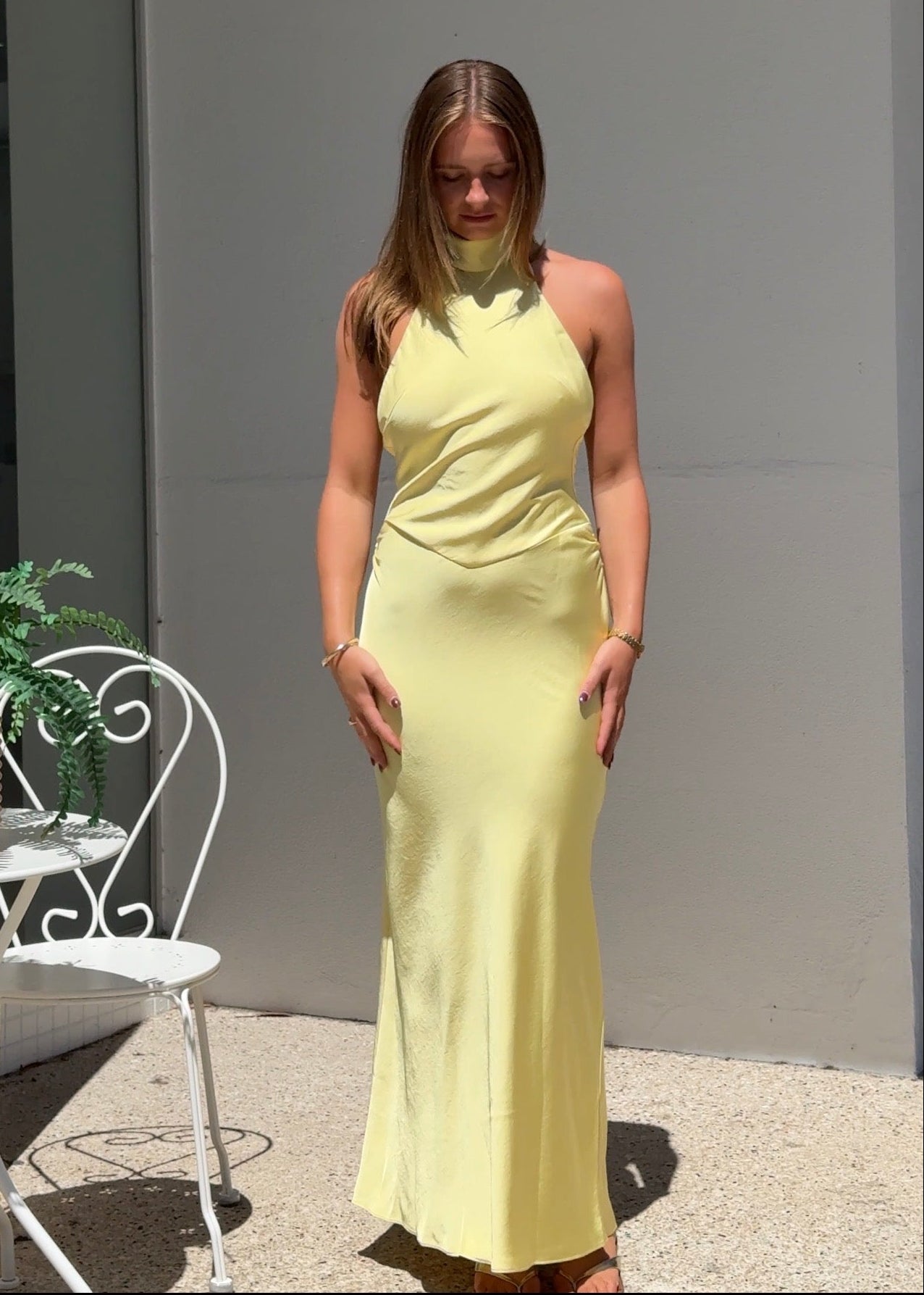 LISETTE HALTER MAXI DRESS